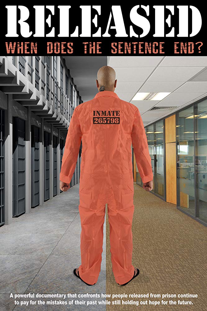 promotional image of man in orange prison jumpsuit