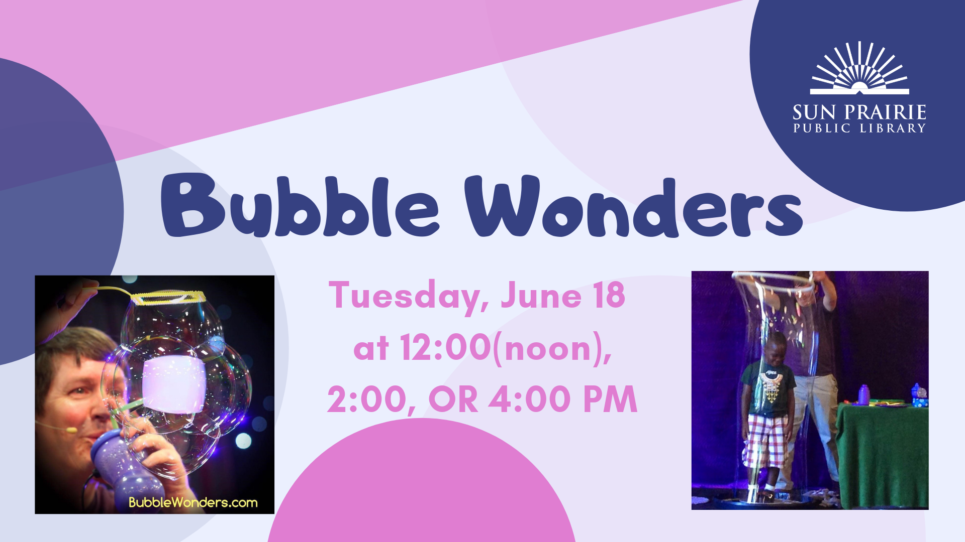 Bubble Wonders photos with date and time