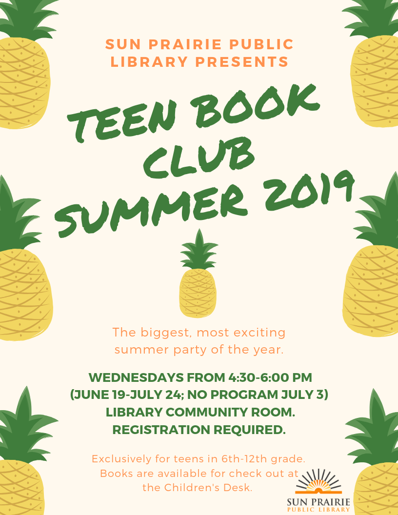 Teen Book Club poster