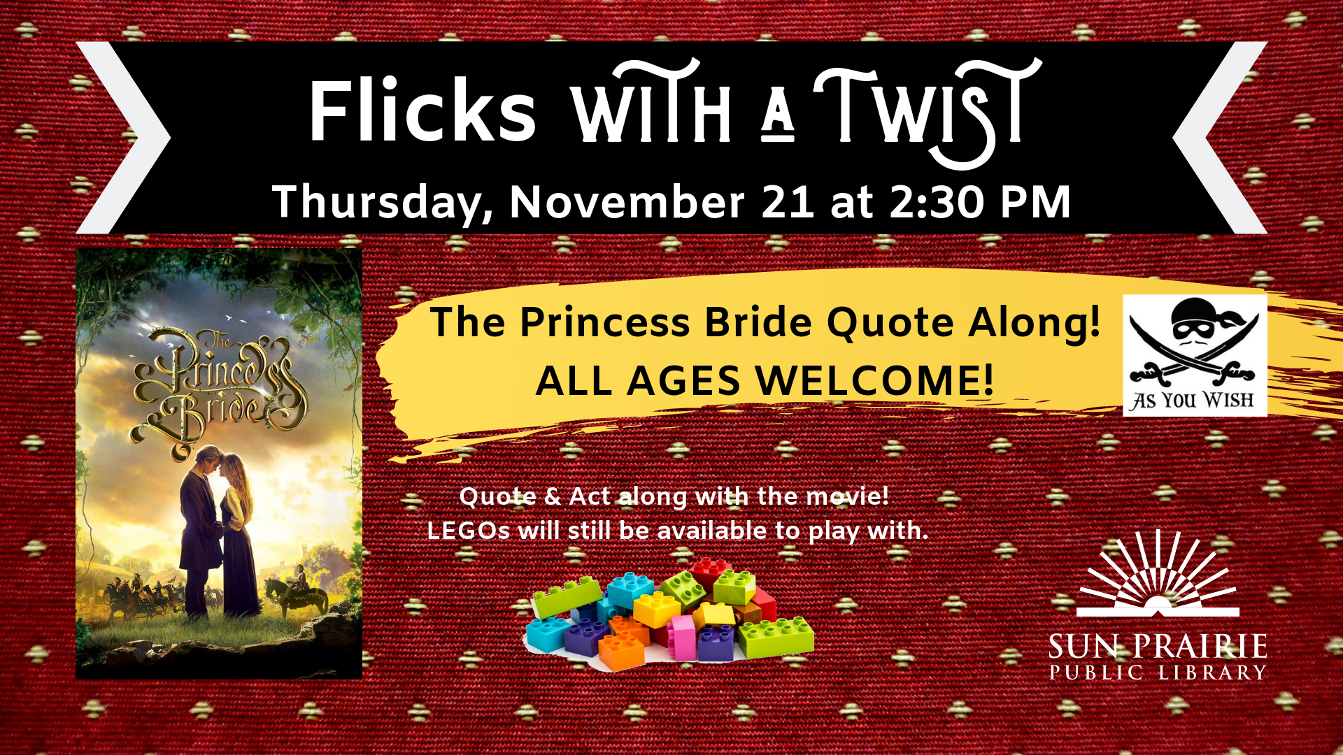 Flicks with a Twist: Princess Bride Quote Along