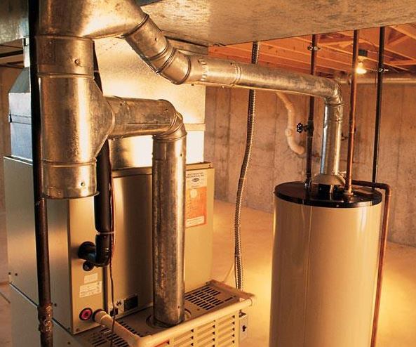 Maintaining your home's furnace. 