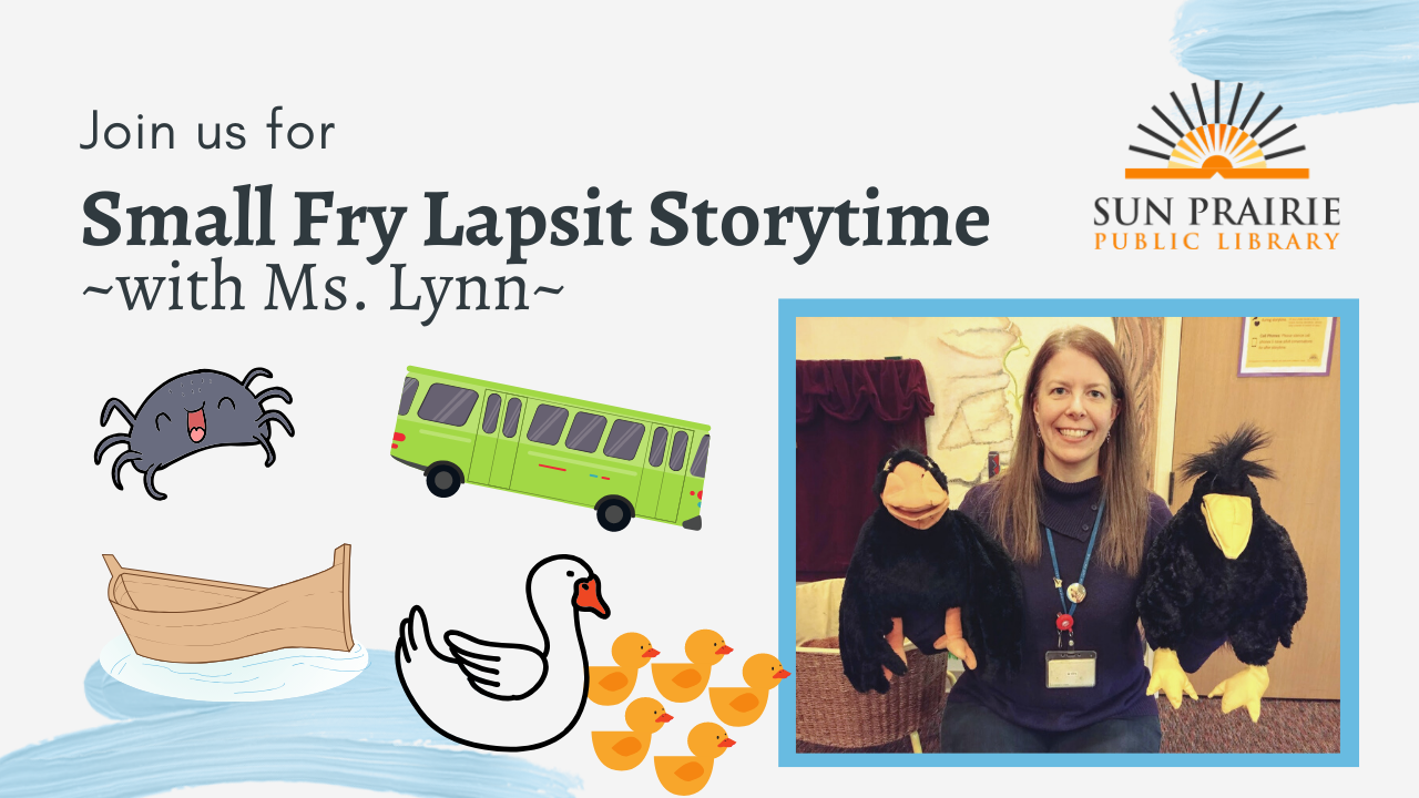 Small Fry Lapsit Storytime on Facebook Live ~ with Ms. Lynn