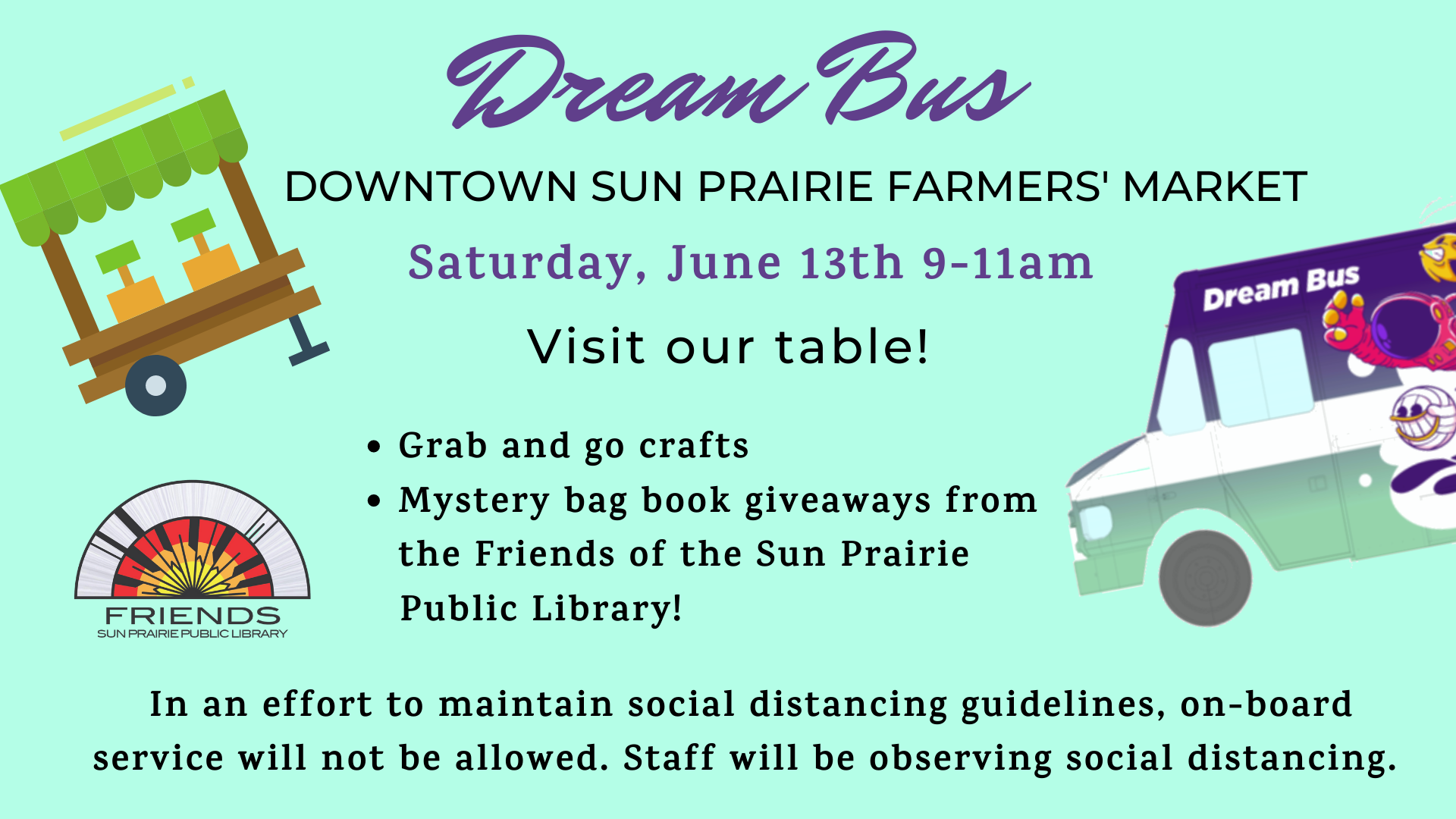 Dream Bus-Downtown Sun Prairie Farmers' Market
