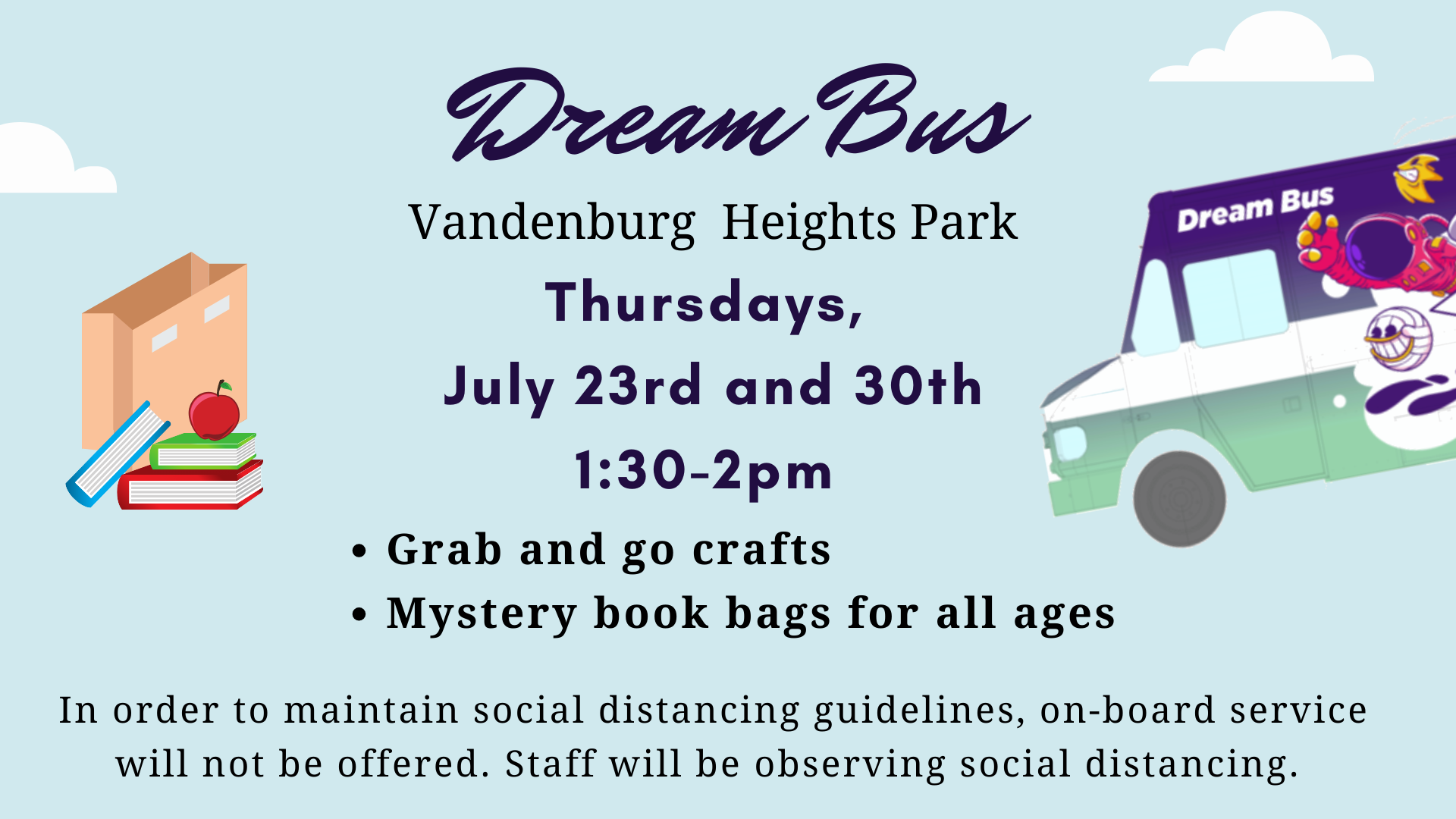 Dream Bus at Vandenburg Heights Park