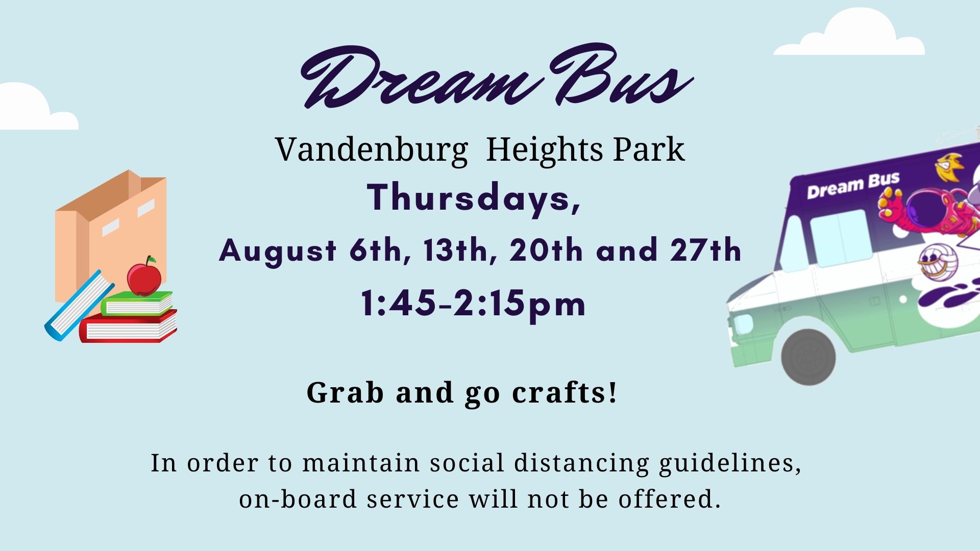Dream Bus at Vandenburg Heights Park