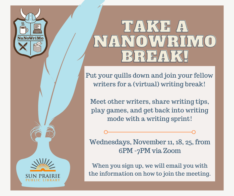 NaNoWriMo flyer