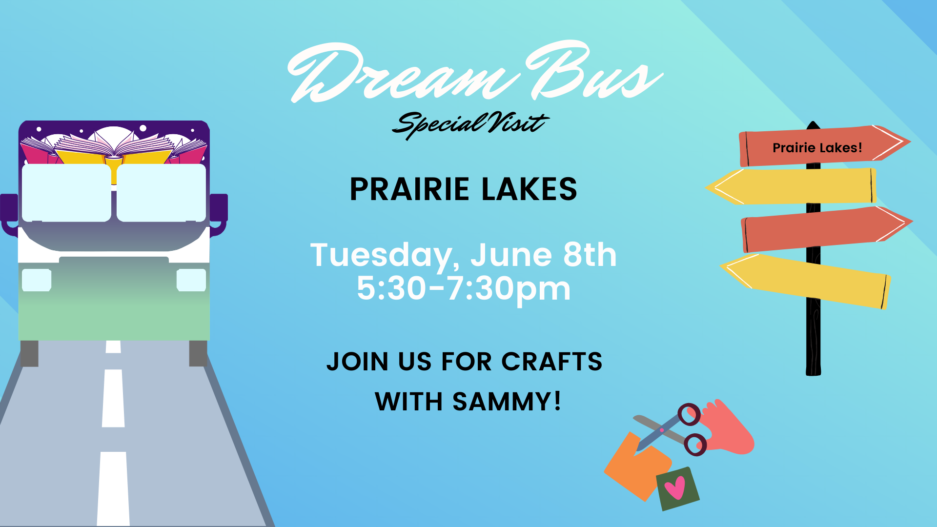 Dream Bus Special Visit at Prairie Lakes