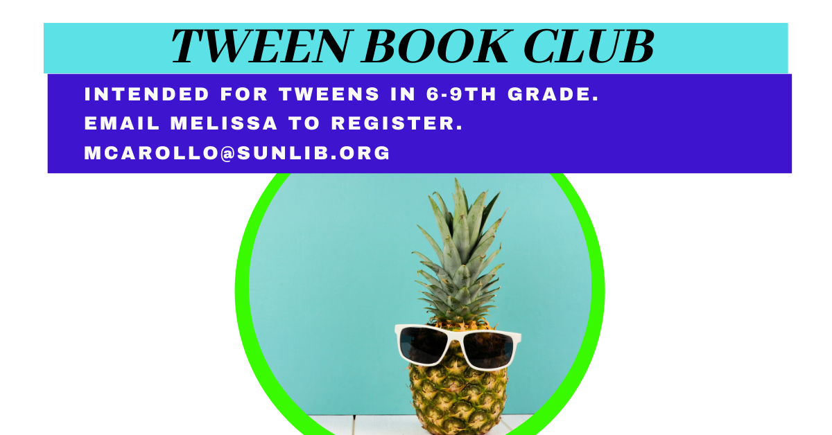 TWEEN Book Club registration required
