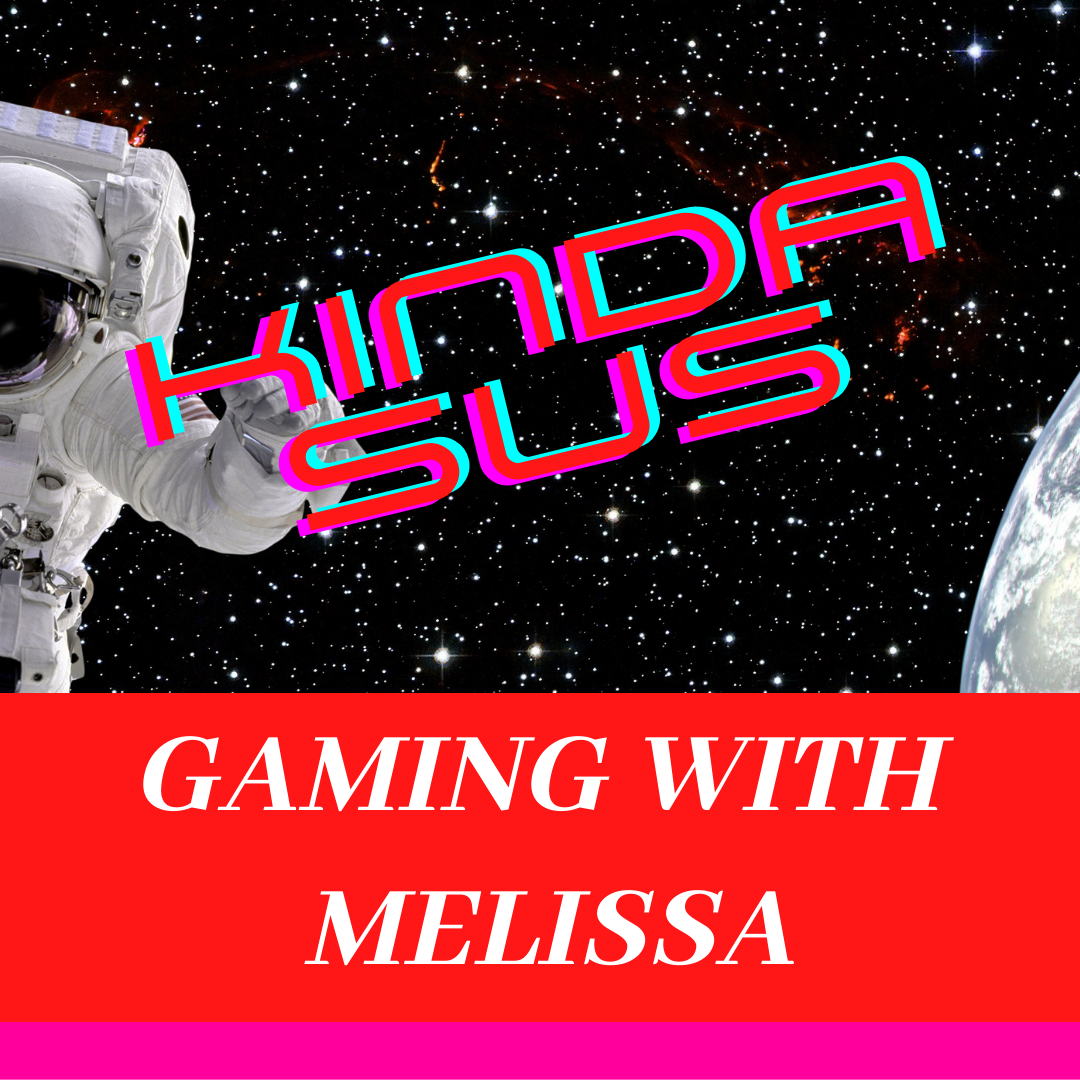 logo advertising Gaming with Melissa featuring an astronaut.