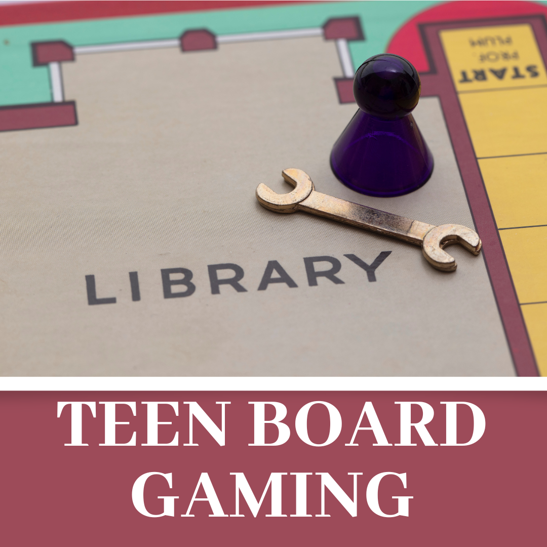 logo for Teen Board Gaming featuring the game Clue