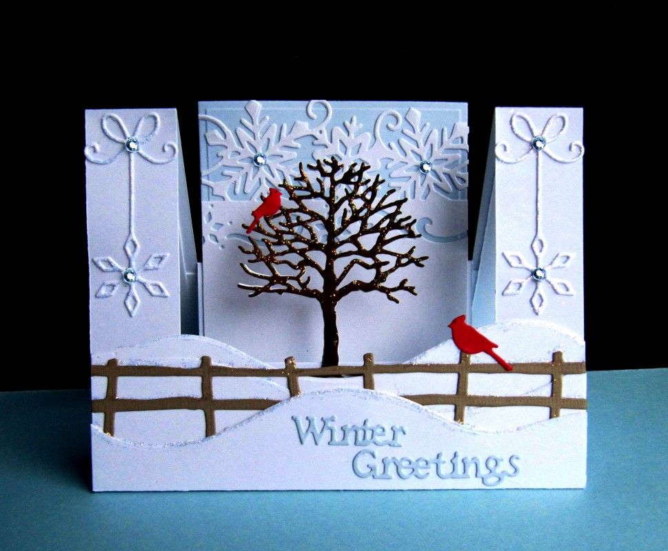 handmade winter card