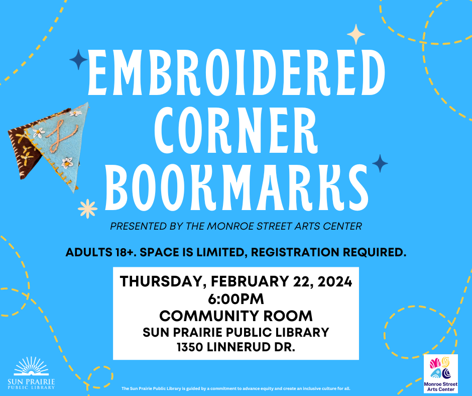 Embroidered Corner Bookmarks