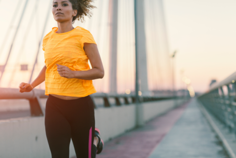 Woman running