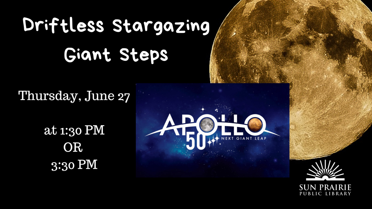 Driftless Stargazing: Giant Steps, Apollo 50th Aniversary image