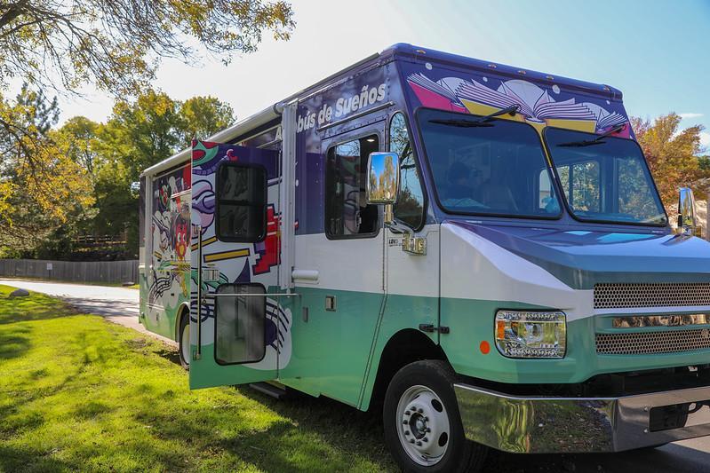 Dream Bus bookmobile exterior