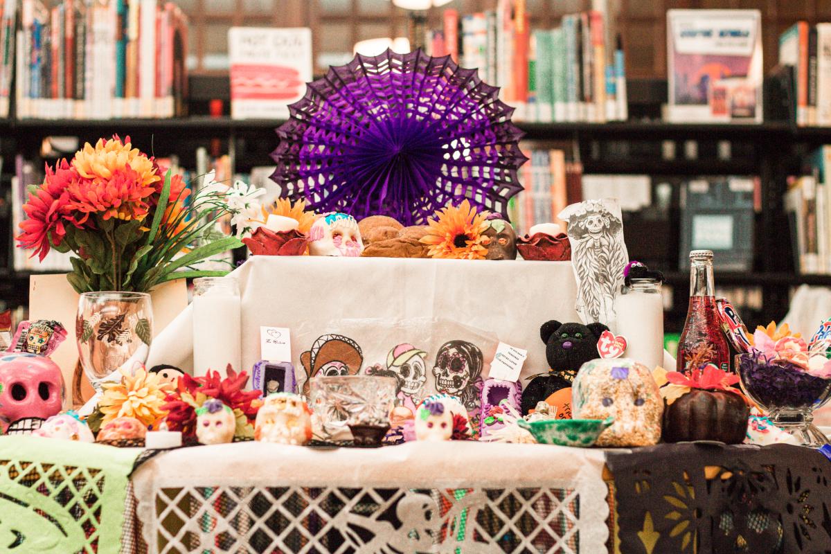 Day of the Dead community altar