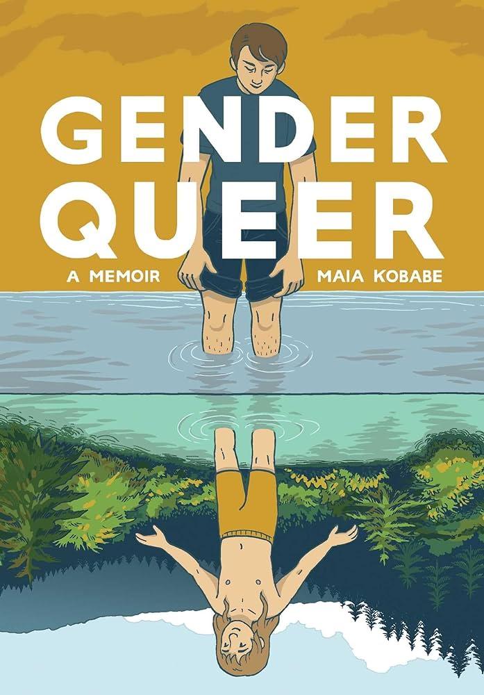 Book cover for the book Gender Queer: A Memoir by Maia Kobabe